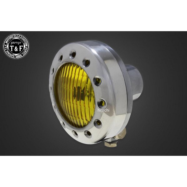 4.5インチドリルドヘッドライト(ポリッシュ)イエローレンズ シャドウスラッシャー400