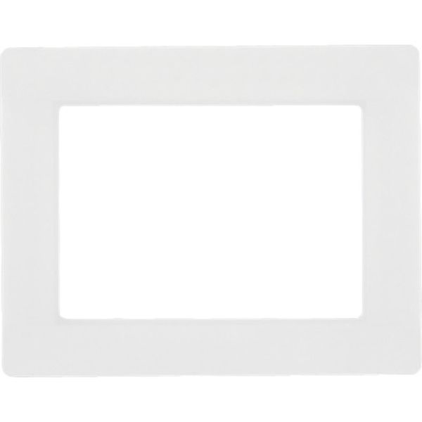 121-9652 路面用区画標識(A5用紙対応タイプ) 白 YKH-A5W 226×288mm 裏テープ付