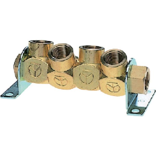 4MF11 808-3553  フリージョイント2 4WAY Rc1/8