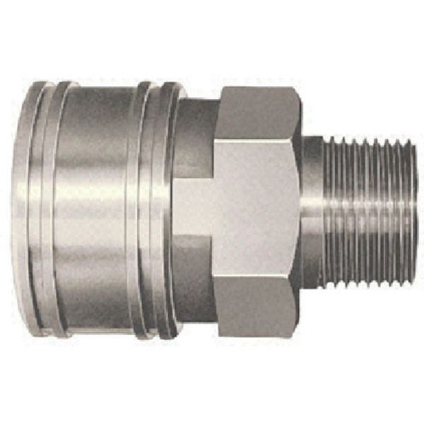 TSPカプラ 鋼鉄製 ニトリルゴムSG(NBR)(めねじ取付用ソケット) 相手側Rc1/2(00841)