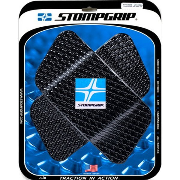 トラクションパッドタンクキット 汎用 四辺形 12.7x27.3x2 黒