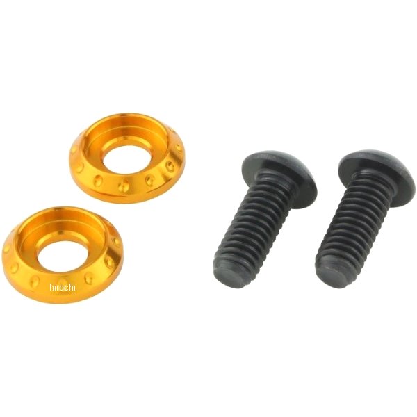 マシンドライセンスプレートホルダーセット ゴールド