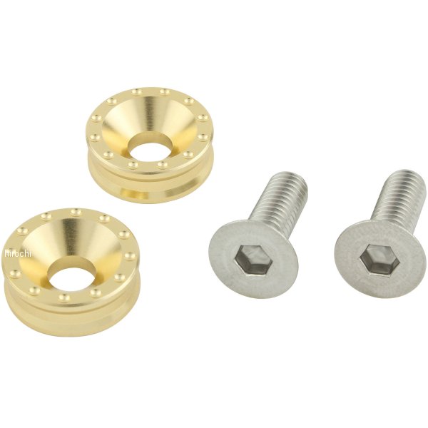 ビレットライセンスプレートホルダーセット シャンパンゴールド