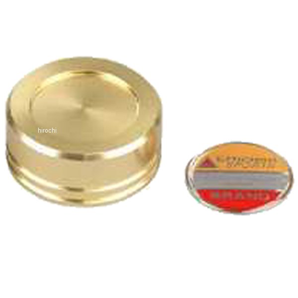 マスターシリンダーキャップ 35mm ホンダ、ヤマハ、カワサキ シャンパンゴールド