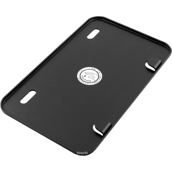 ライセンスプレート 50cc-125cc Sサイズ アルミ 黒