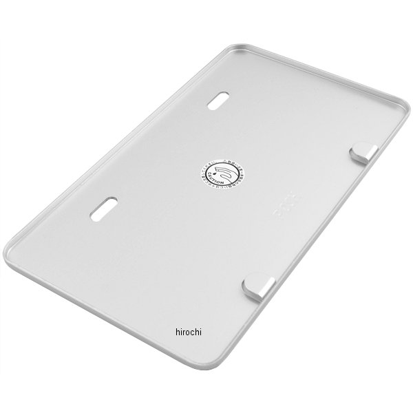 ライセンスプレート 250cc- Lサイズ アルミ シルバー