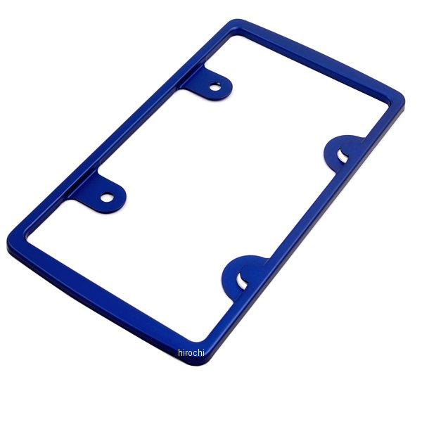 ライセンスフレーム 250cc- Lサイズ アルミ 青