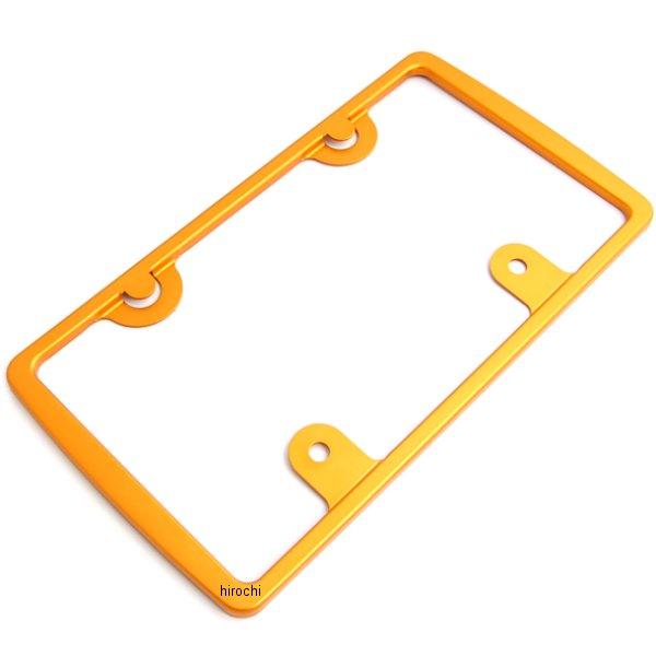 ライセンスフレーム 250cc- Lサイズ アルミ ゴールド