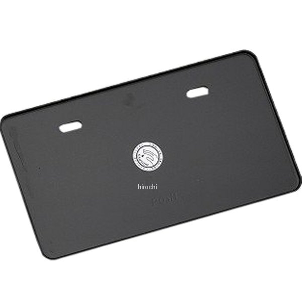 500291-06 ポッシュ POSH アルミライセンスプレート Lサイズ 新基準適合タイプ 黒