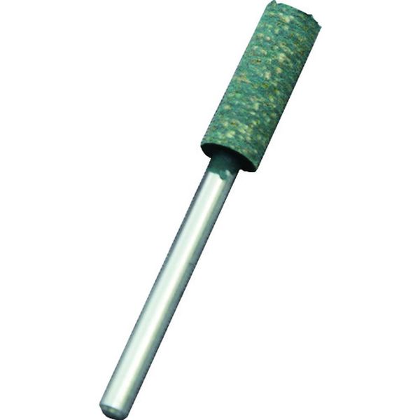 ＃120軸付ゴム砥石 砥石径Φ6 軸径Φ3 青 (1箱＝5本入)