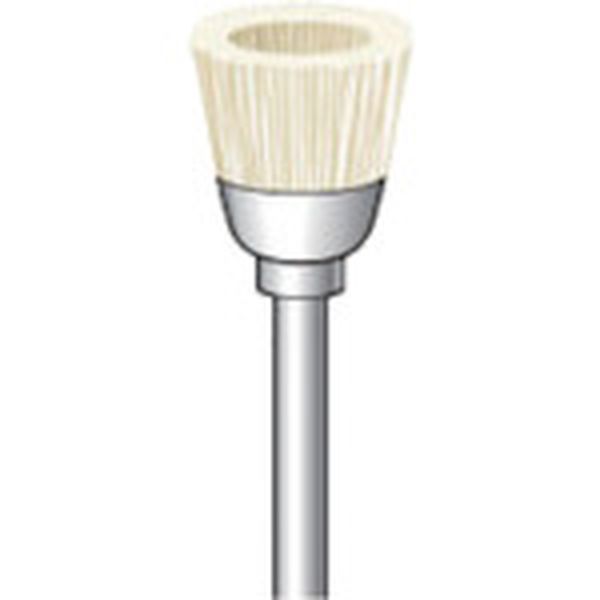 毛ブラシカップ型 山羊毛  (10本入)