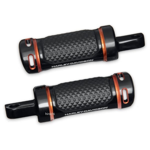 ADVERSARY フットペグ ハイウェイペグ用 黒×オレンジ 50502249