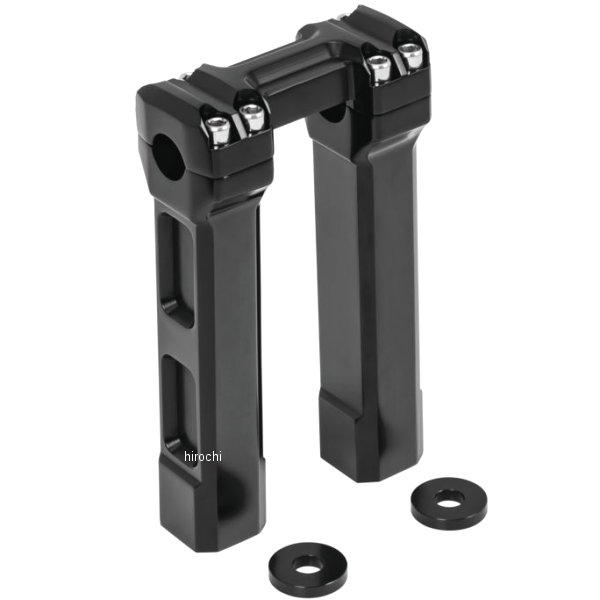 8インチ BILLET ハンドルバーライザー 黒