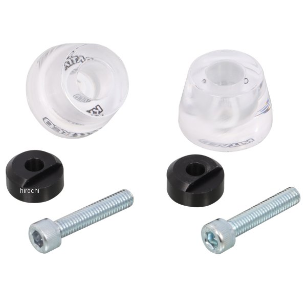 クリアバーエンドキャップ ダックス125 白