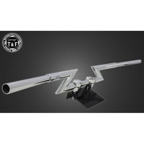 極太Zバーハンドル 4インチ メッキ 25.4mm ドラッグスター400