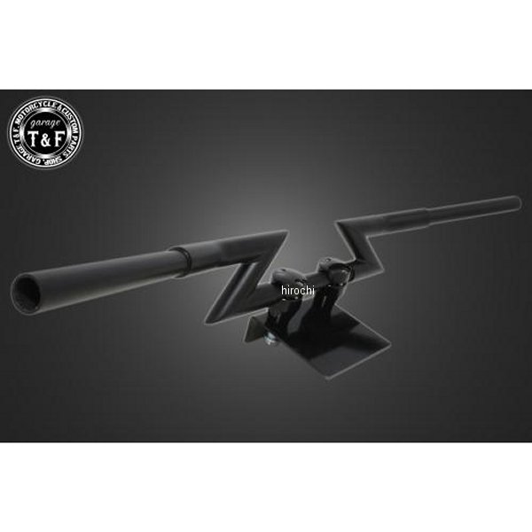 極太Zバーハンドル 4インチ ブラック 25.4mm ドラッグスター400