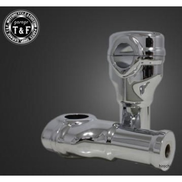 オーバルハンドルポスト4インチ シャドウスラッシャー400 メッキ