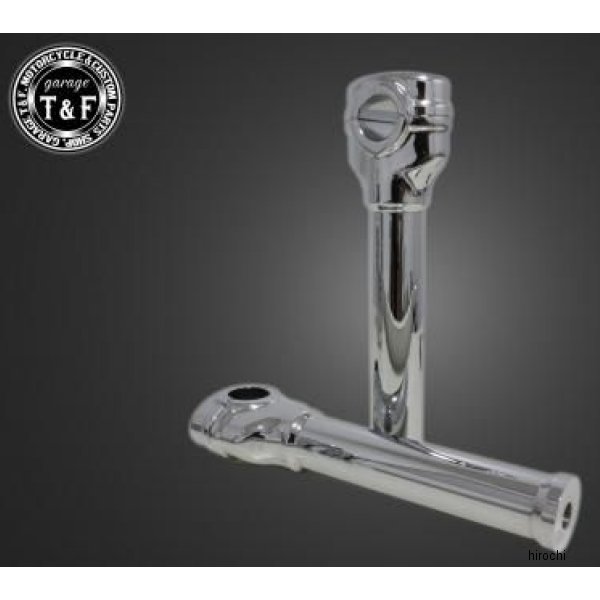 オーバルハンドルポスト8インチ ドラッグスター1100 メッキ