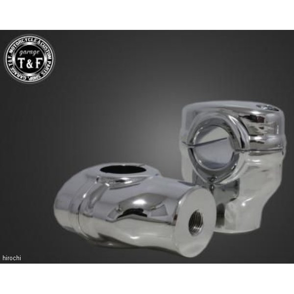 オーバルハンドルポスト2インチ ドラッグスター250 メッキ