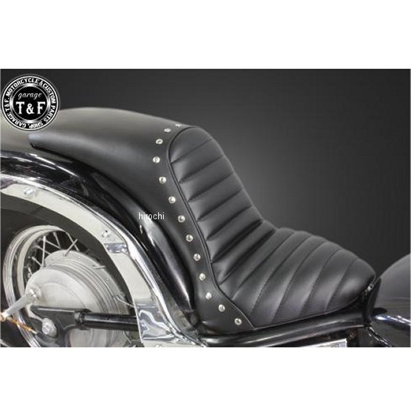 ガンファイターシート タックロール スタッド付き ドラッグスター400