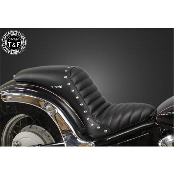 ガンファイターシート タックロール スタッド付き ドラッグスター400クラシック