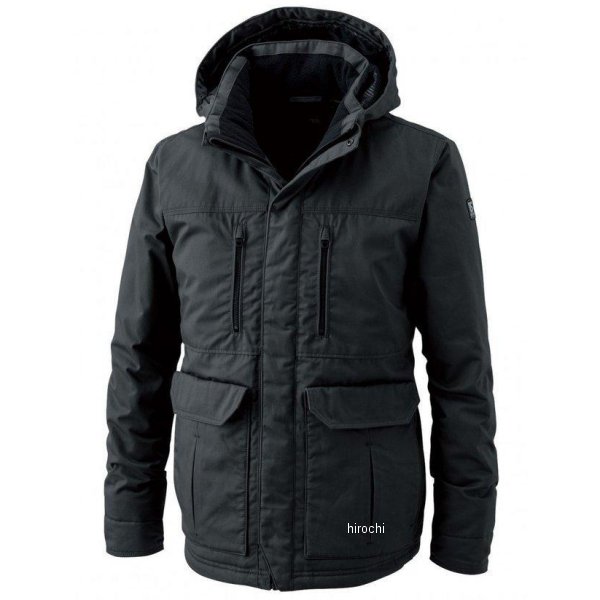 ライトウォームハーフコート チャコールグレー