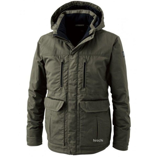 ライトウォームハーフコート カーキ