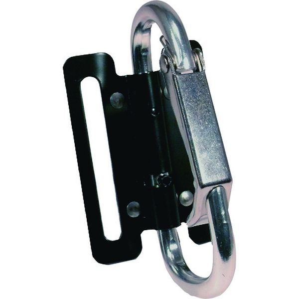 513E1 126-9592  アルミ 自在カラビナ シルバー