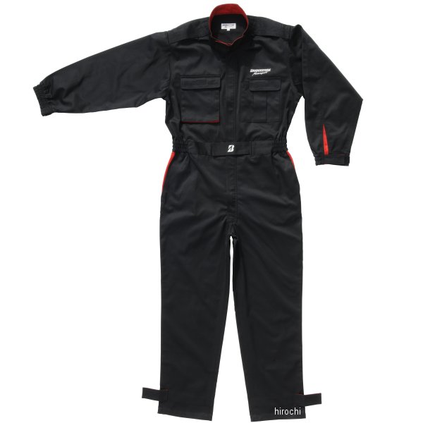 ピットクルースーツ ブリヂストン モータースポーツ 黒 LLサイズ