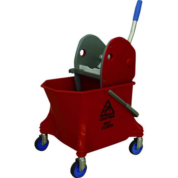 135-4933  清掃用品 リンガー・バケツセット(レッド)