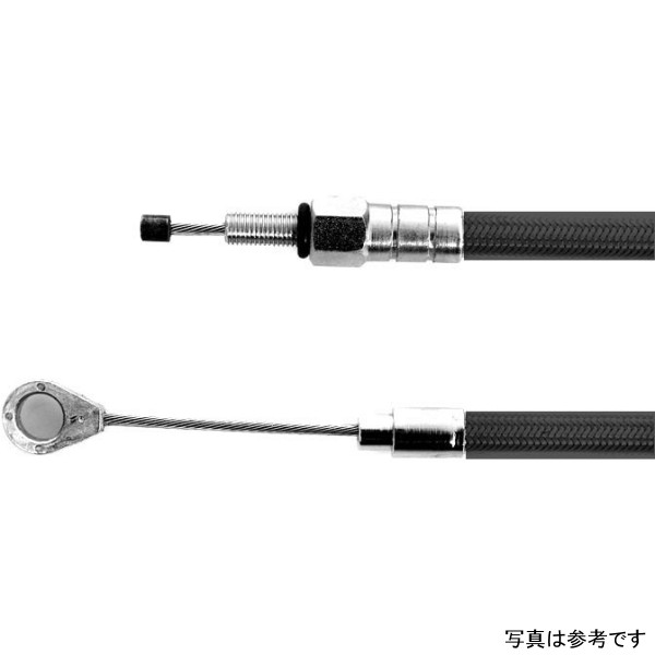 クラッチ ケーブル 155cm ハーレー BigTwin 6速 黒