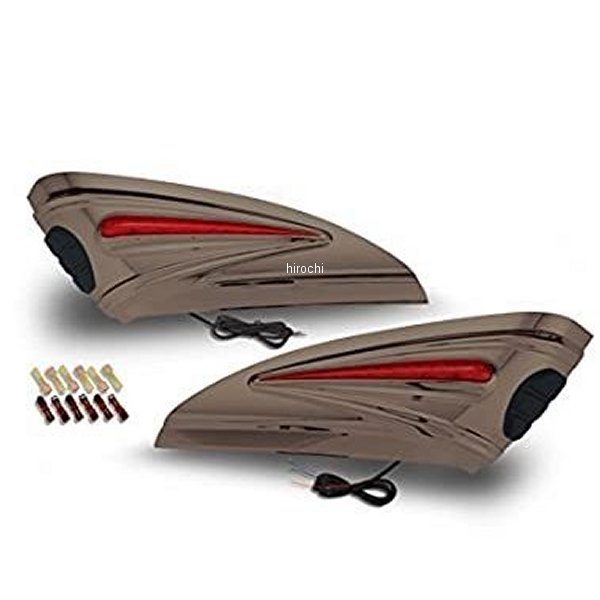 LEDサドルバッグアクセント スモーク 01年-17年 GL1800