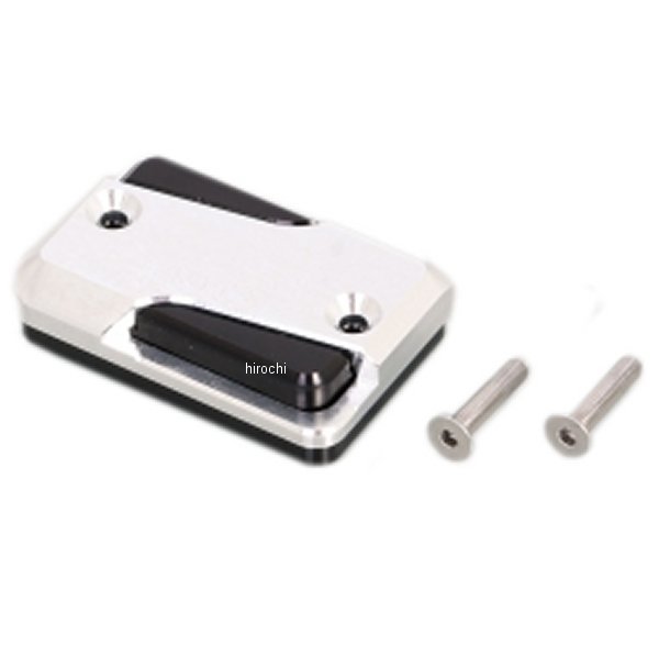 アルミマスターシリンダーキャップ タイプ5 グロム スーパーカブC125 黒/シルバー