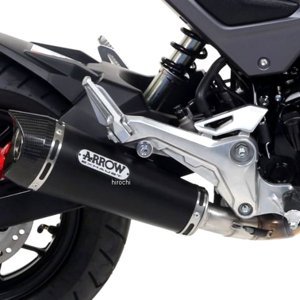 フルエキゾースト X-KONE 触媒有り 16年-19年 Grom、MSX125 ニクロムダーク/カーボンエンド