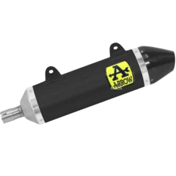 スリップオンマフラー THUNDER 18年-20年 Aprilia RX125 アルミダーク/カーボンエンド