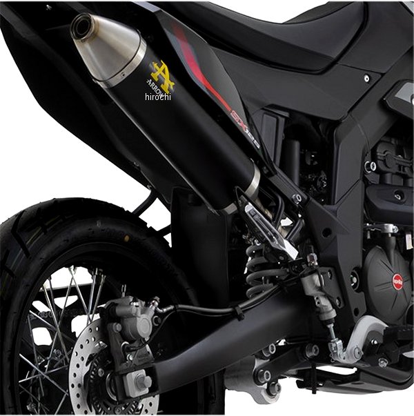 スリップオンマフラー THUNDER 21年-22年 Aprilia RX125 アルミダーク/ステンエンド