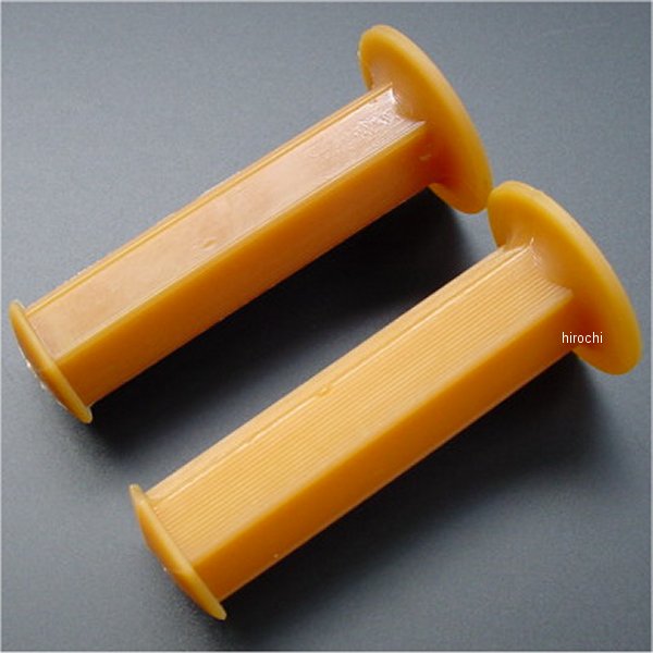 生ゴムグリップ 六角型 左右セット 汎用 茶色