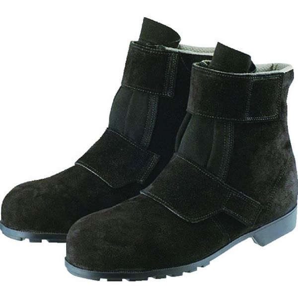 安全靴 中編マジック 528黒床 27.0cm