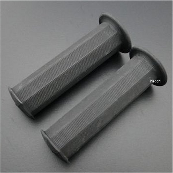生ゴムグリップ 八角型 左右セット 汎用 黒