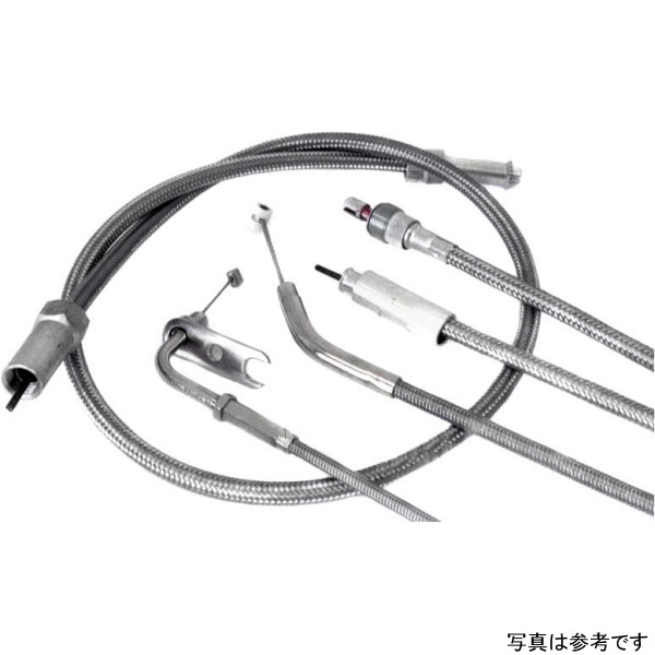 スピードメーターケーブル ヤマハ XVS650 ステンレスメッシュ