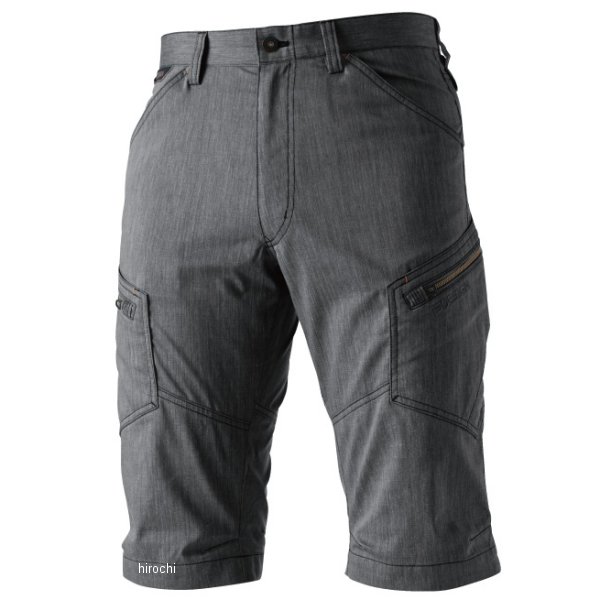 LIGHT TEC メンズカーゴショートパンツ 黒