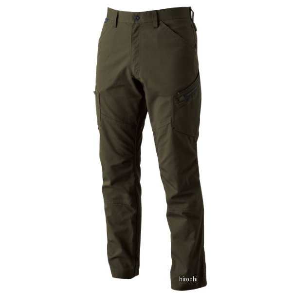 LIGHT TEC メンズカーゴパンツ カーキグリーン