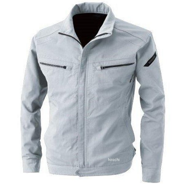 ライトテックロングスリーブジャケット シルバーグレー