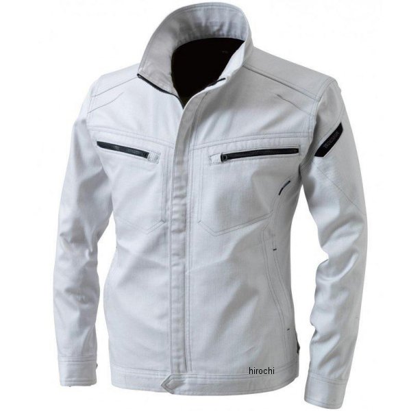 TSレイヤードツイル ロングスリーブジャケット シルバーグレー