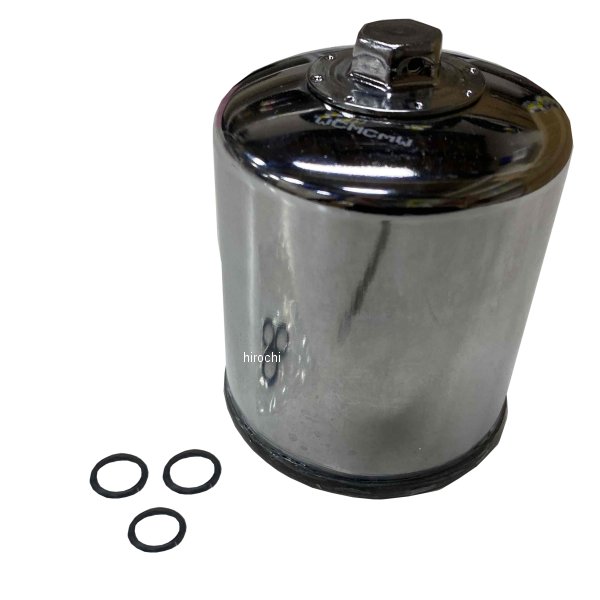 オイルフィルター 99年-17年 ハーレー TwinCam、17年以降 ハーレー M8 クローム