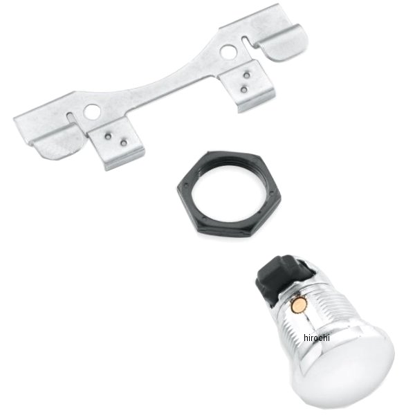 プッシュボタン フュエルタンクコンソールドアリリース 92年以降 クローム 53919-04B