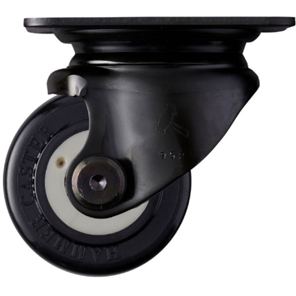 5401SNRB50 低床式プレートキャスター 低床式重荷重用キャスター 自在 車輪径50mm ナイロン車輪