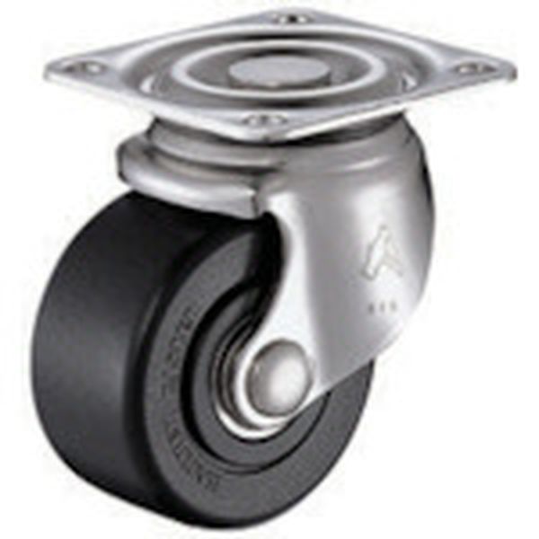 540S0SNRB65 814-4435 オールステンレス低床重荷重用ナイロン車輪(ラジアルボールベアリング)65mm