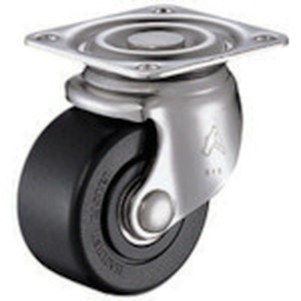540S0SNRB75 814-4436 オールステンレス低床重荷重用ナイロン車輪(ラジアルボールベアリング)75mm