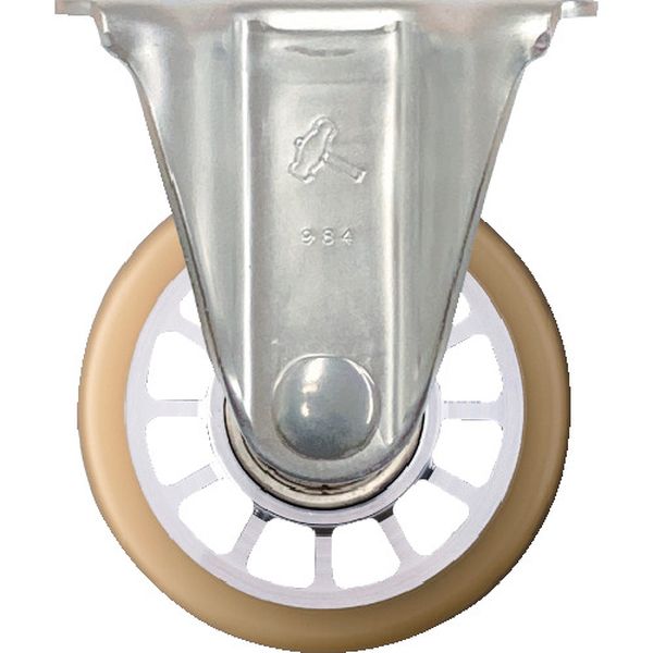 540SSRBAU75  SUS 低床式重荷重用 固定 ウレタンB車75mm